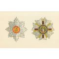 St Michael Saint George 2x Shield Postcard