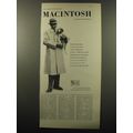 1959 Macintosh Coat Ad - The original and authe...