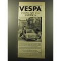1960 Vespa 400 Automobile and Motor Scooter Ad - Vespa a familiar sight