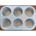 6 hole heavy duty Stainless Steel Cupcake Tin -...