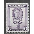 SOMALILAND 1942 KG6 6a MINT MH SG110 110 GREATE...