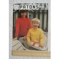 Vintage: Patons 6145 boys & girls fancy rib swe...
