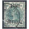 1900 O42 1/2d Blue-Green Army Official Fine Used .