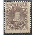 Newfoundland 1880 SG44 1c Dull Grey-Brown Mount...