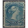 Canada 1868 SG50 12 1/2c Bright Blue Fine Used ..