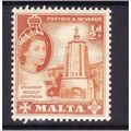 MALTA 1956 1/2d ORANGE SG 267 U/M MINT