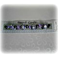 Bead Cafe Bead String Purple/Silver Mix, Acryli...