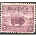 Australia 1937 - SG 189 - 5d purple - Merino Ra...