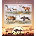 TOGO 2013 SHEET MNH BOVID SPECIES WILDLIFE ESPE...