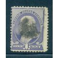 Used 212 1c Benjamin Franklin Average M01389