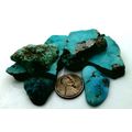 USA Turquoise Gemstone Carving Cabbing Rough Lot 4