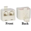 Pack of 2] Phone Splitter (Straight), RJ11 6P4C...