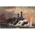 Naval IN THE THICK OF IT Tuck Oilette Postcard ...
