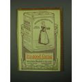 1922 Baker's Breakfast Cocoa Ad - It Is Good Cocoa