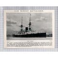 (8649) The CAESAR Battle Ship - 1898 Cutting