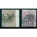 Mauritius QV sg57,62 Wmk CC Good used.