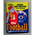 Sealed Wax Pack 1988 Topps NFL Football Bo Jack...