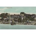Benaras Ghat India Antique River Boat Rare Post...