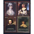 Palau 752-755 MNH Paintings Portraits Art Rembr...