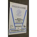 1974 Rugby Football League programme - Widnes v...