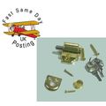 ONE PRESS DOOR AND WINDOW LOCK AVOCET BRASS FINISH