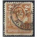 Northern Rhodesia 1938 SG31 2d Yellow-Brown Fin...