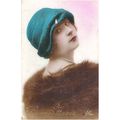 CARTE POSTALE - MODE - FEMME A CHAPEAU - REF 67