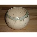 Decorative Speckled Drip Glaze Stoneware Bowl