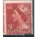 Australia 1953 - SG263 - 3½d red - Queen Elizab...