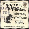 GB, MAMMALS, Mouse, tim'rous beastie, white 199...