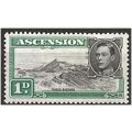 Ascension 1938 SG39 1d Black & Green Mounted Mi...