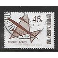 ARGENTINA REP 1971 AIR FLIGHT 45c BROWN SG1374 ...