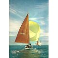 Yacht FRESH BREEZE Postcard (J. Arthur Dixon SS...