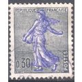 France 1961 - 0.30Fr - grey/blue - sower - used