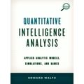 Security and Professional Intelligence Education Series: Quantitative Intelligen