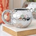 Mug, Silver Disco Ball Design