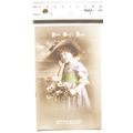 vintage Greetings postcard Little Bright Eyes