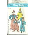 Simplicity 7162 Sewing Pattern Boy Girl Clown C...