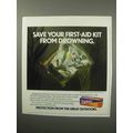1987 Ziploc Storage Bag Ad - Save Your First-Aid Kit
