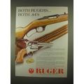 1997 Ruger Model 96 Rifle and Vaquero Revolver Ad