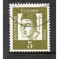 GERMANY BERLIN 1961 SG B194 5pf OLIVE MAGNUS FA...