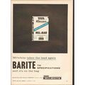 MILWHITE MUD SALES COMPANY 1962 Barite Specific...