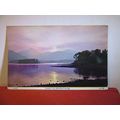 SUNSET, DERWENTWATER. KESWICK used vintage post...