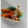 BREAD IN BASKET, DOLLS HOUSE