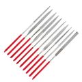 10 DIAMOND NEEDLE FILE SET JEWELLERY GLASS META...