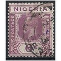 Nigeria 1923 SG25a 6d Dull & Bright Purple Die ...