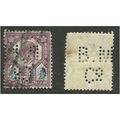 GB 1902 - 11 KEV11 5d purple/blue Perfins B W C...