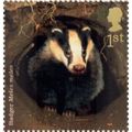 Great Britain 2004 Woodland Animals 1st Badger ...