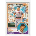 1983 Topps Kirk Gibson baseball card #430 – Tigers