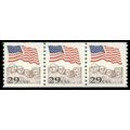 2523 29c U.S. Flag Fine MNH PNC 4/3 R0087